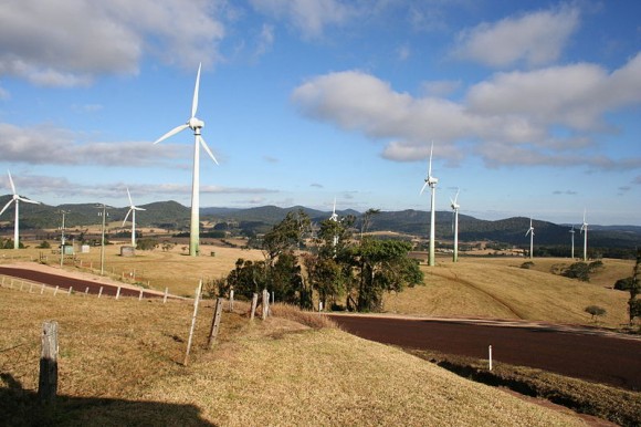 Větrná farma Windy Hill v Austrálii. foto: Lepidlizard, licence Public Domain