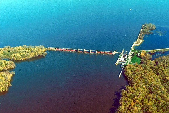 Dolní tok řeky Mississippi se jeví jako nejvíce nadějný z hlediska dostupnosti hydrokinetického potenciálu. foto: US Army Corps of Engineers, licence public domain