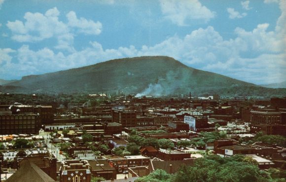 „Pohled na město Chattanooga v padesátých letech.“ Zdroj: Brent Moore 