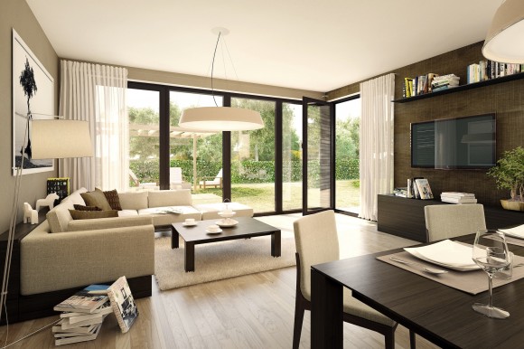 Kvalitní bytový interiér znamená zároveň zdraví co nejméně škodící. Jednoduchá rada zní: větrejte! foto: JRD
