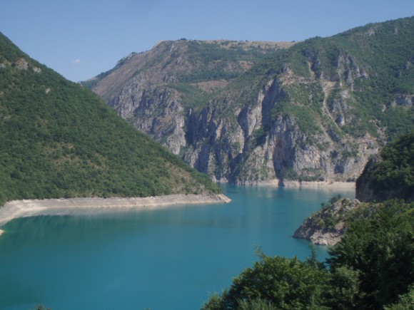 „Vodní nádrž zásobující hydroelektrárnu Kladovo.“ Zdroj: Radomír Dohnal