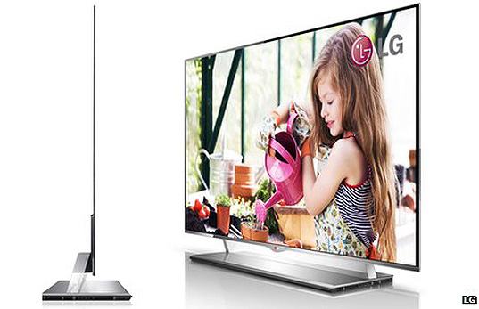 OLED TV LG Cinema 3D Smart TV, nejtenčí televize na trhu, foto: LG