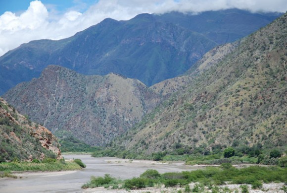 „Údolí řeky Marañón možná brzo zaplní voda.“ Zdroj: mongabay.com 