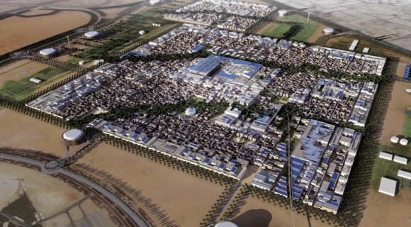 Masdar City - jak by asi mohlo ekologické město vypadat v roce 2020, foto: Masdar