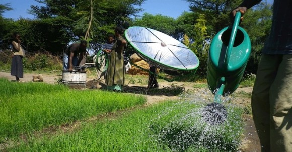 „Jednoduchost sama. Zemědělci v Ghaně se mohou těšit na úrodu.“ Zdroj: Futurepump.com