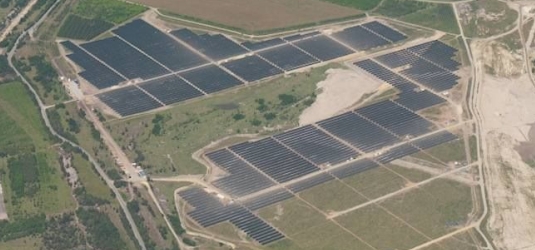 Solární elektrárna poblíž německého města Seftenberg, foto: saferay