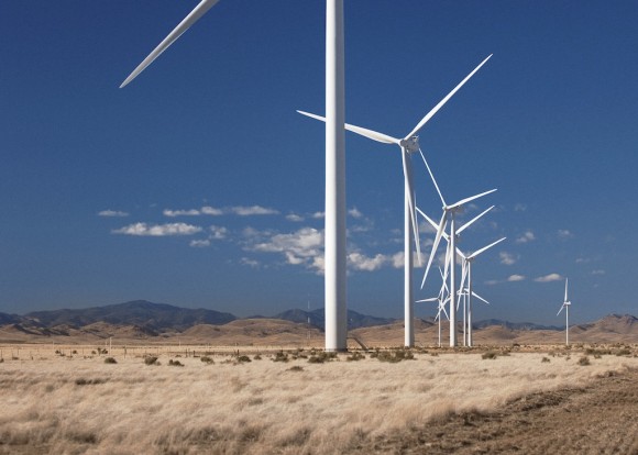 Větrné elektrárny jsou jedním z řady typů obnovitelných zdrojů energie, do kterých Čína vkládá své naděje. zdroj: Vestas, foto: Lars Schmidt