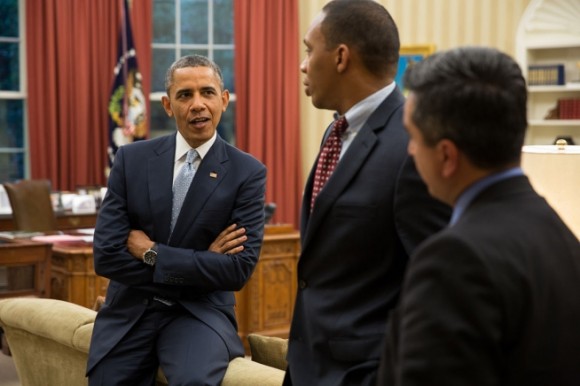 Americký prezident Barack Obama chce svou zemi směřovat k energetice založené na obnovitelných zdrojích, foto: White House, Pete Souza