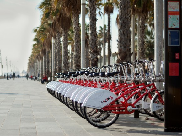 Služba sdílení jízdních kol Bicing v Barceloně patří mezi nejúspěnější v Evropě. Jak se jí bude dařit po zvýšení cen? foto: Albert78000/flickr.com