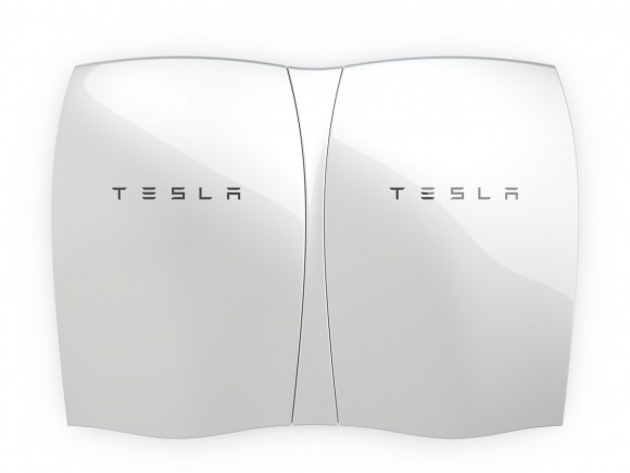 Alternativní model využití Powerwall: dobíjení baterie proudem ze sítě mimo špičku, a následné čerpání z baterie během zátěžových hodin. foto: Tesla Motors