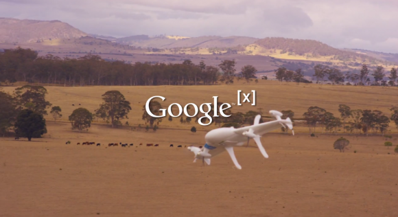 Létající robotičtí droni neboli automatické stroje by mohly v budoucnu doručovat zboží nebo jiné zásilky. foto: Google X