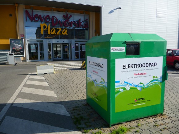 Kontejnery na elektroodpad jsou v České republice čím dál tím rozšířenější. foto: REMA Systém