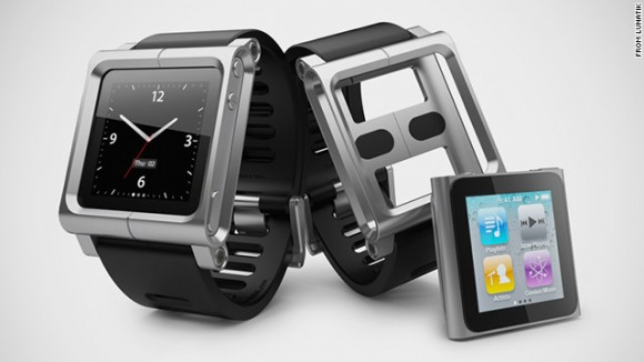 Lunatik Nano Watch - náramkové hodinky, do který stačí zasadit MP3 přehrávač iPod Nano - a iWatch jsou na světě. foto: Lunatik