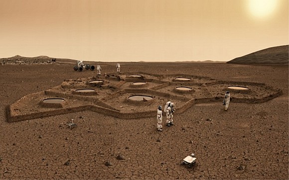 Kolonie lidí na Marsu