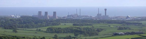 Jaderné zařízení v Sellafieldu na severu Británie v regionu Cumbria u Irského moře. foto: www.visitcumbria.com