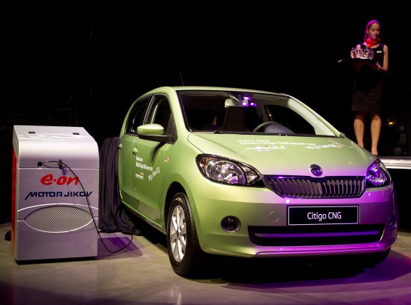 První vůz značky ŠKODA na zemní plyn bude na český trh uveden pravděpodobně již na konci roku 2012. foto: Škoda Auto