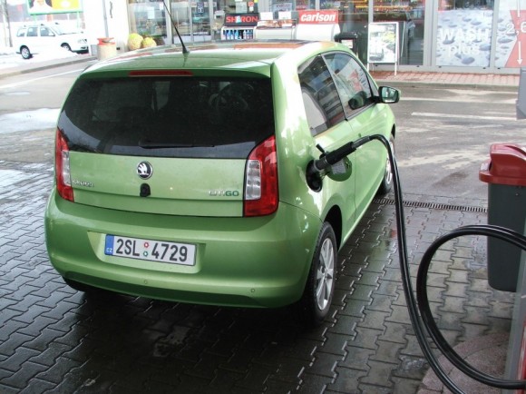 Test Škoda Citigo CNG Green Tec odhalil, že auto umí jezdit za cenu kolem 1 Kč/km, foto: Hybrid.cz