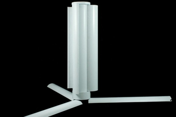 Prototyp přenosné větrné turbíny Trinity. foto: Einar Agustsson a Agust Agustsson