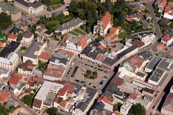 Město Ústí nad Orlicí v leteckém pohledu, foto: Městský úřad Ústí nad Orlicí