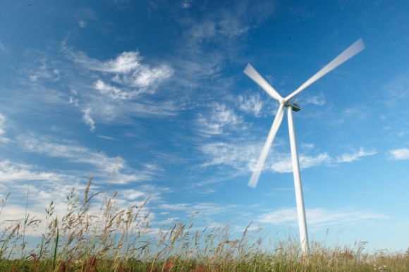 Větrná turbína Vestas na širé pláni, foto: Vestas