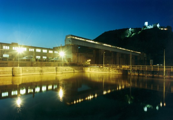 Vodní elektrárna Střekov na Labi v Ústí nad Labem, Česká republika. Výkon 19,5 MW. foto: ČEZ
