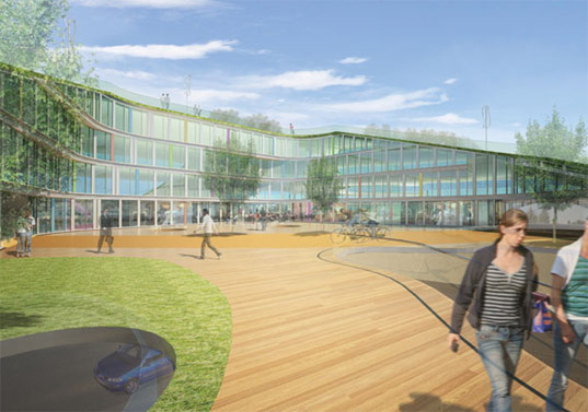 ekologické kancelářské budovy - Green Office 2015 od nizozemského architektonického studia RAU