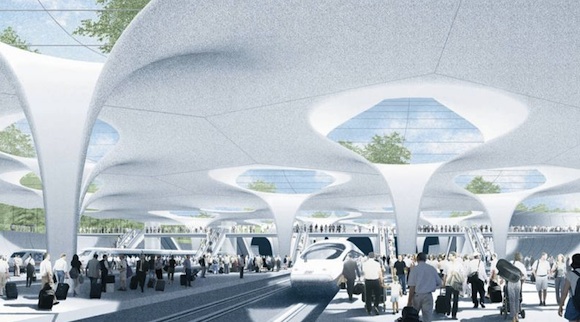 architektura - Stuttgart - nové hlavní nádraží