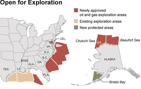 ekologické katastrofy - průzkum ropných nalezišť