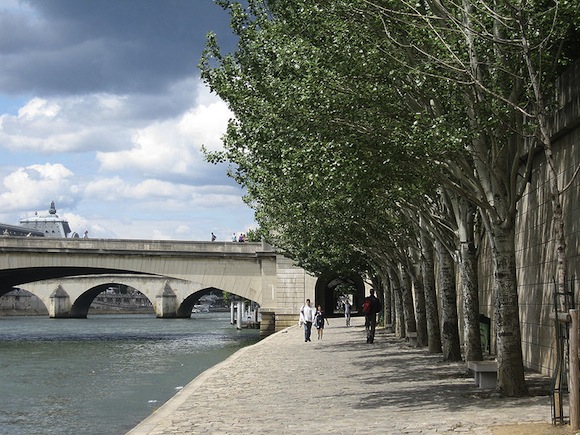 Francie Paříž Seina most