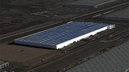 Kalifornie - solární farmy