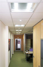 LED osvětlení kanceláře