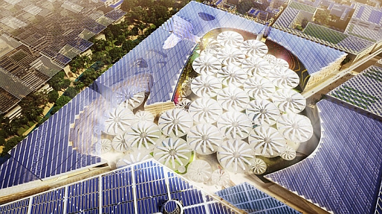 Masdar City - náměstí od studia LAVA