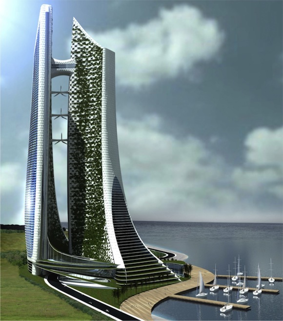 mrakodrapy - eko-kybernetické město