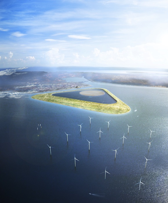 obnovitelné zdroje energie - Dánsko - Kodaň - Green Power Island