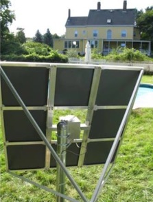 využití solární energie pro vytápění - heliostat