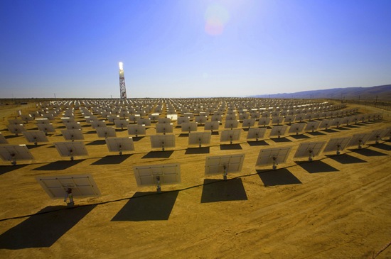 solární termální elektrárna Brightsource
