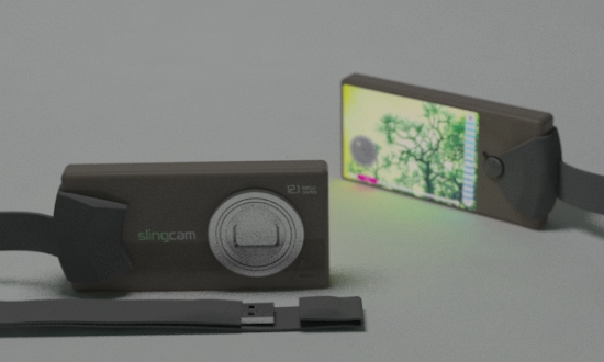 digitální foťák z recykovaných plastů Slingcam
