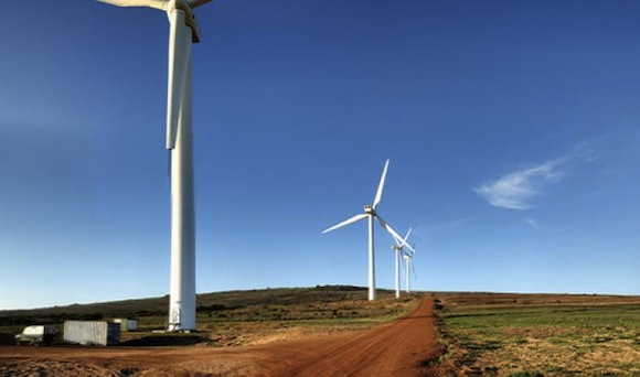 Větrná energie - Maroko - větrná farma Melloussa