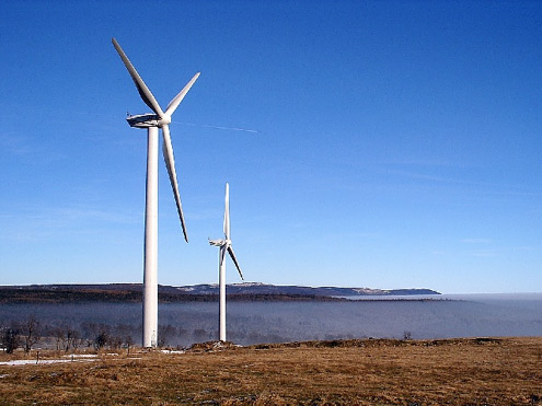 Větrné elektrárny - Nová Ves v Horách