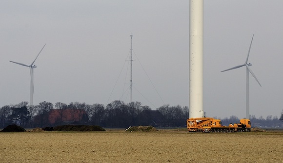 větrné elektrárny GE vyšší stožáry pro větrné turbíny