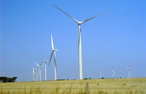 větrné turbíny v Texasu