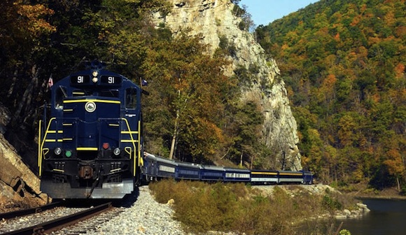 Západní Virginie - vlak železnice - Potomac Eagle