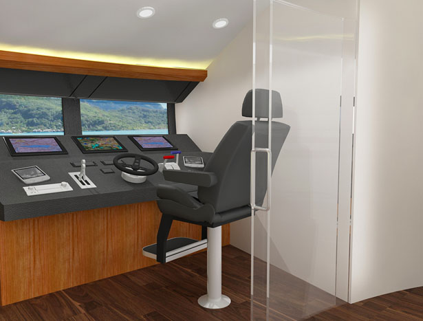 Solární ostrov designérky Michele Puzzolante pokrytý solárními panely