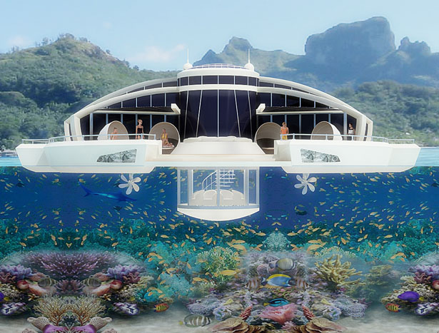 plovoucí solární resort designérky Michele Puzolante, foto: Michele Puzolante