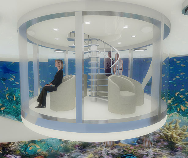 Solární ostrov designérky Michele Puzzolante pokrytý solárními panely